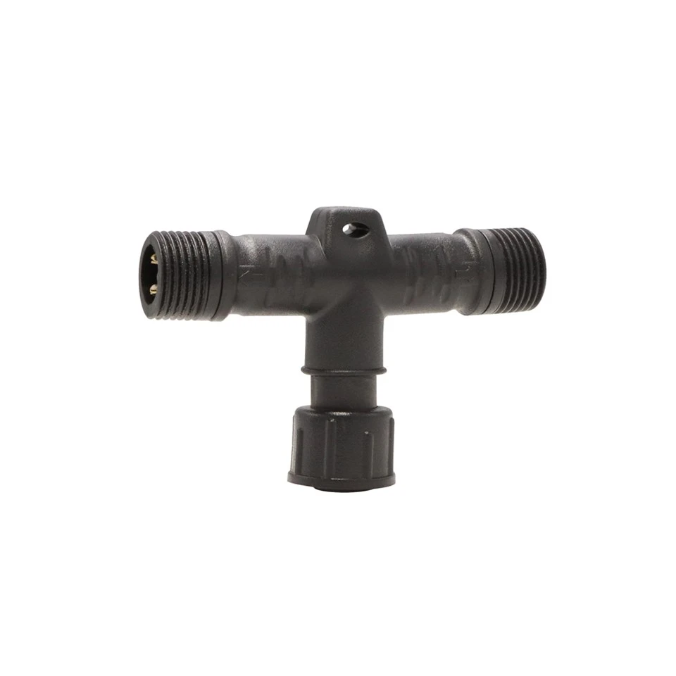 M12 2-4 พินตัวผู้/ตัวเมียแบบรวม T-ประเภทชุดสายไฟและชุดสายเคเบิล